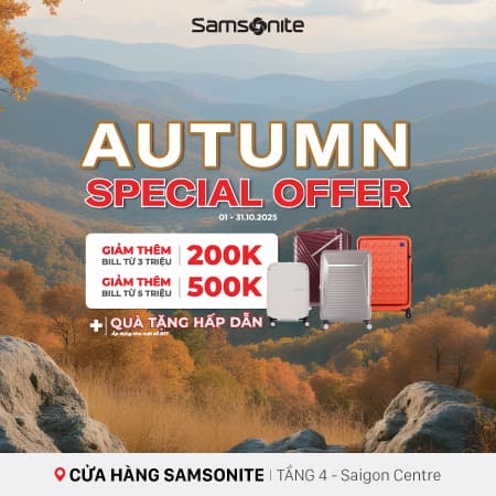 SAMSONITE - AUTUMN OFFERS