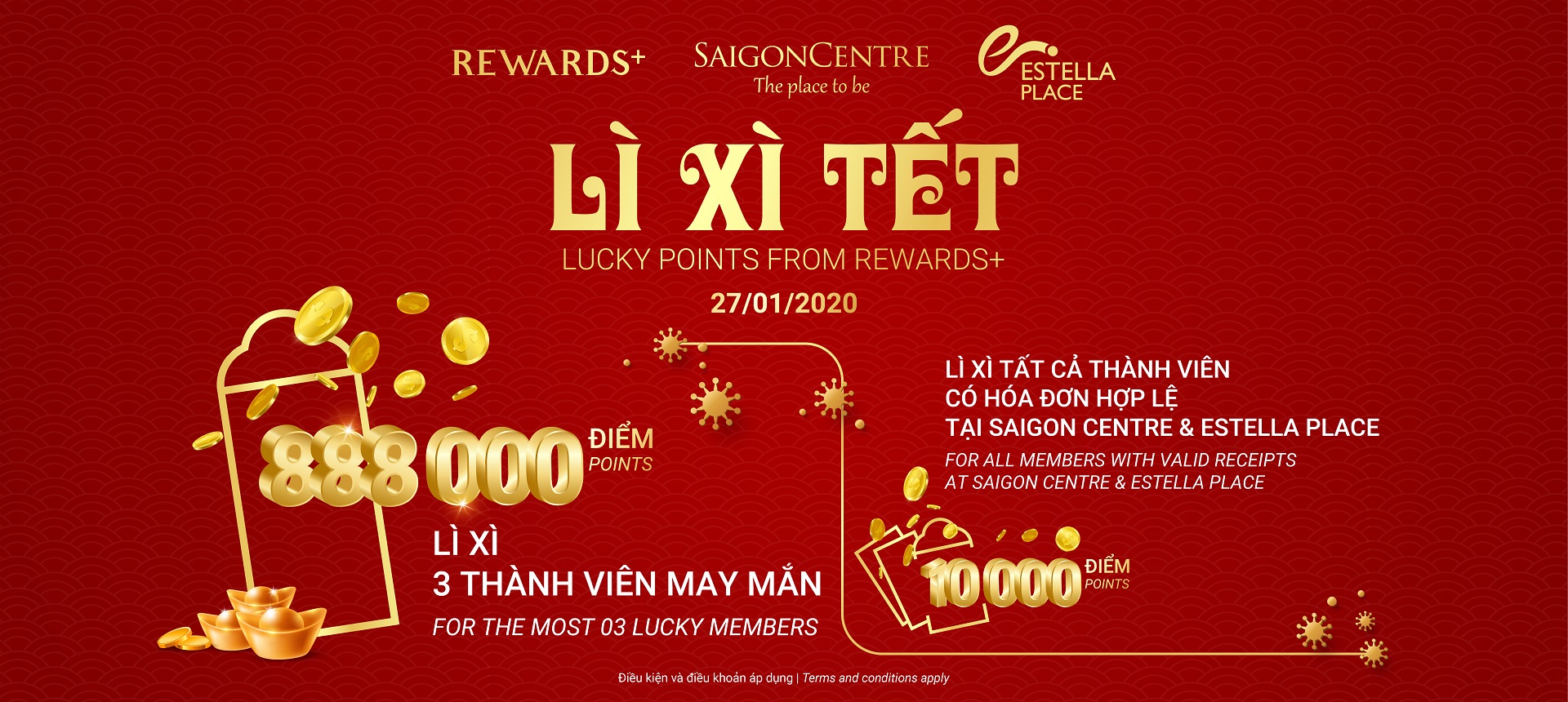 REWARDS+ LÌ XÌ TẾT