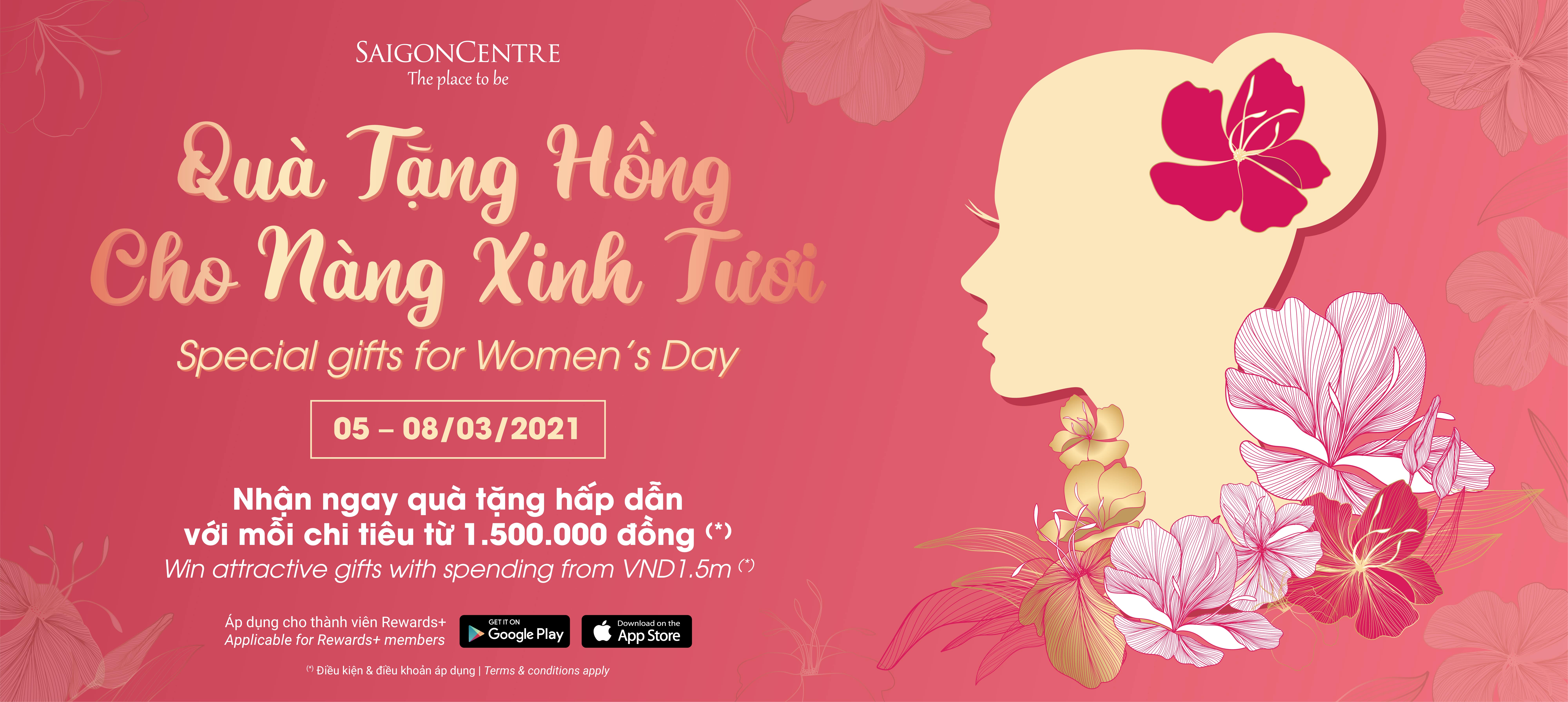 QUÀ TẶNG HỒNG CHO NÀNG XINH TƯƠI