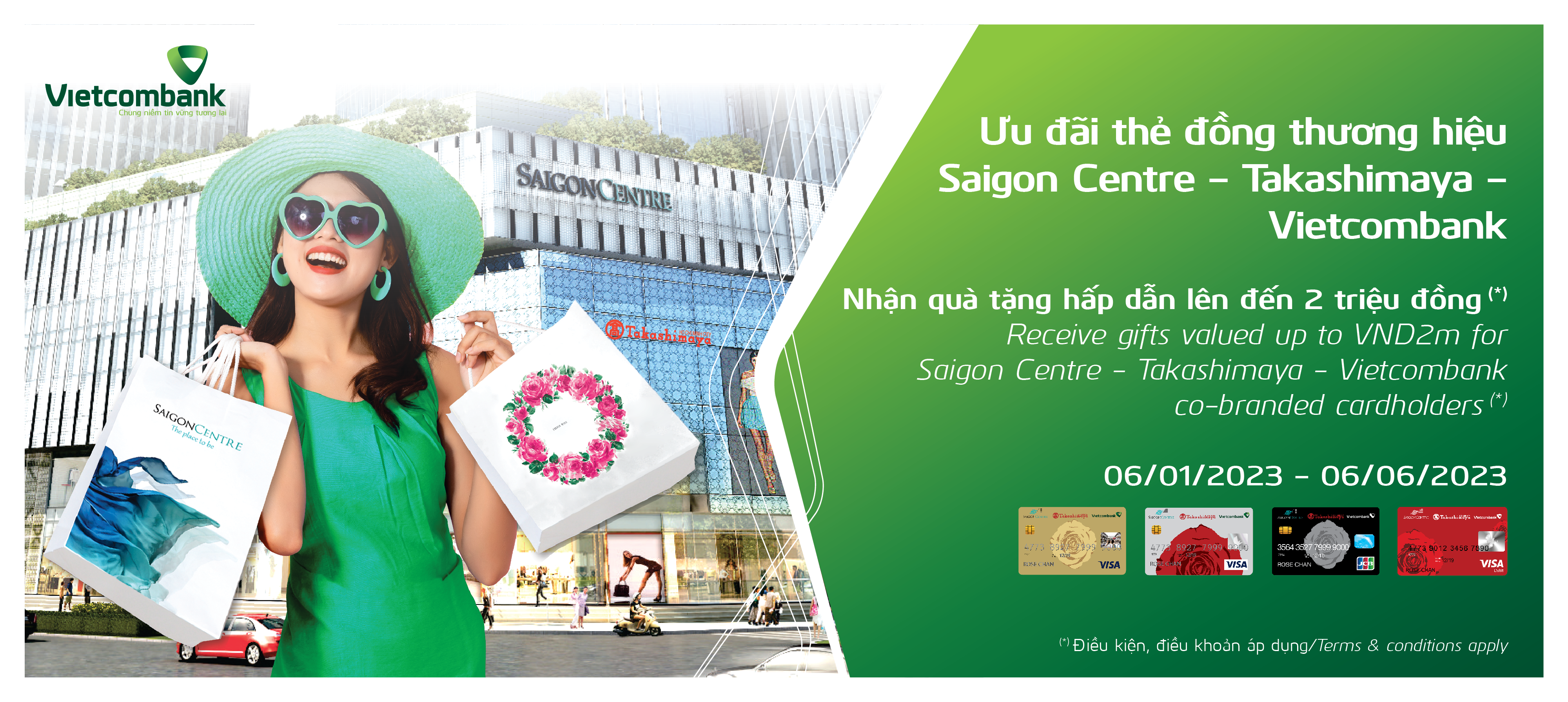 SAIGON CENTRE - TAKASHIMAYA - VIETCOMBANK CO-BRANDED CARD PROMOTION
