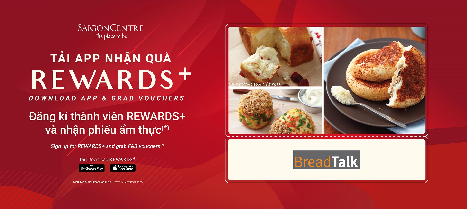 TẢI APP NHẬN QUÀ REWARDS+