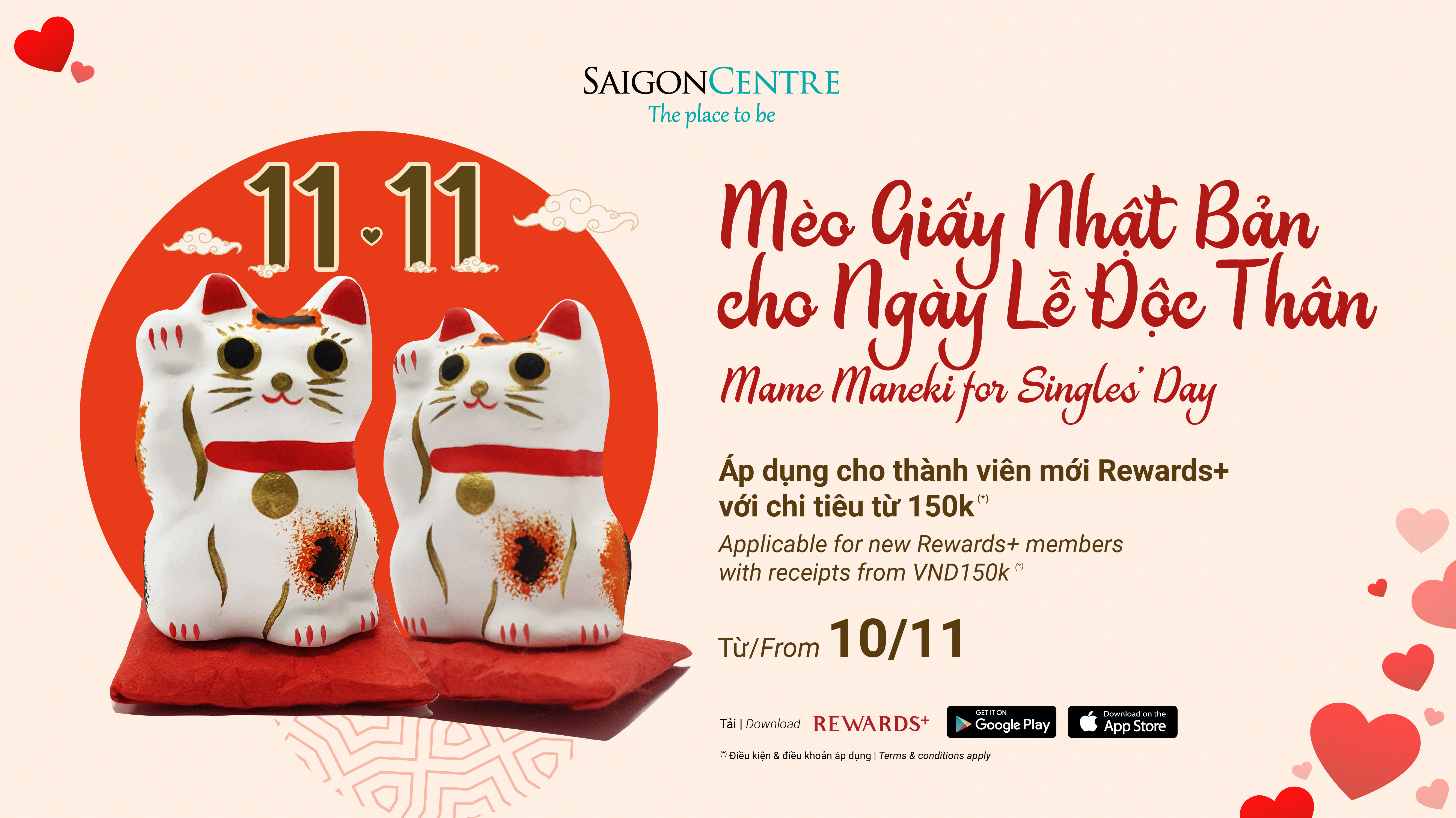 Mame Maneki for Singles' Day