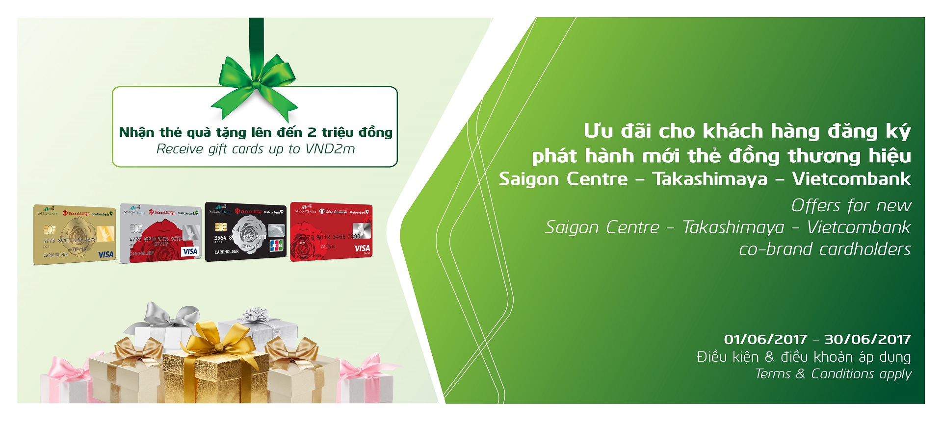 Ưu đãi cho chủ thẻ phát hành mới