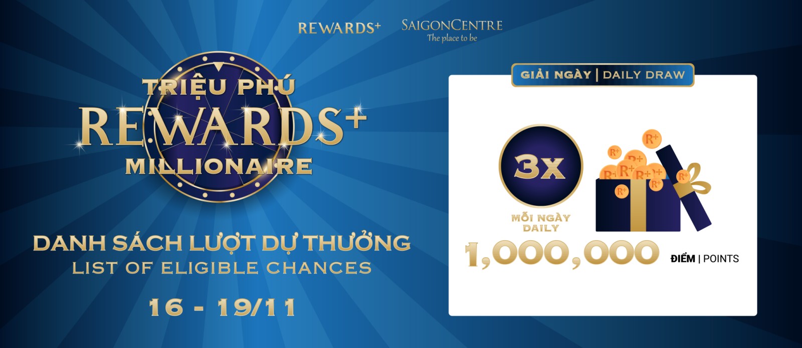 DANH SÁCH LƯỢT THAM DỰ 'TRIỆU PHÚ REWARDS+'