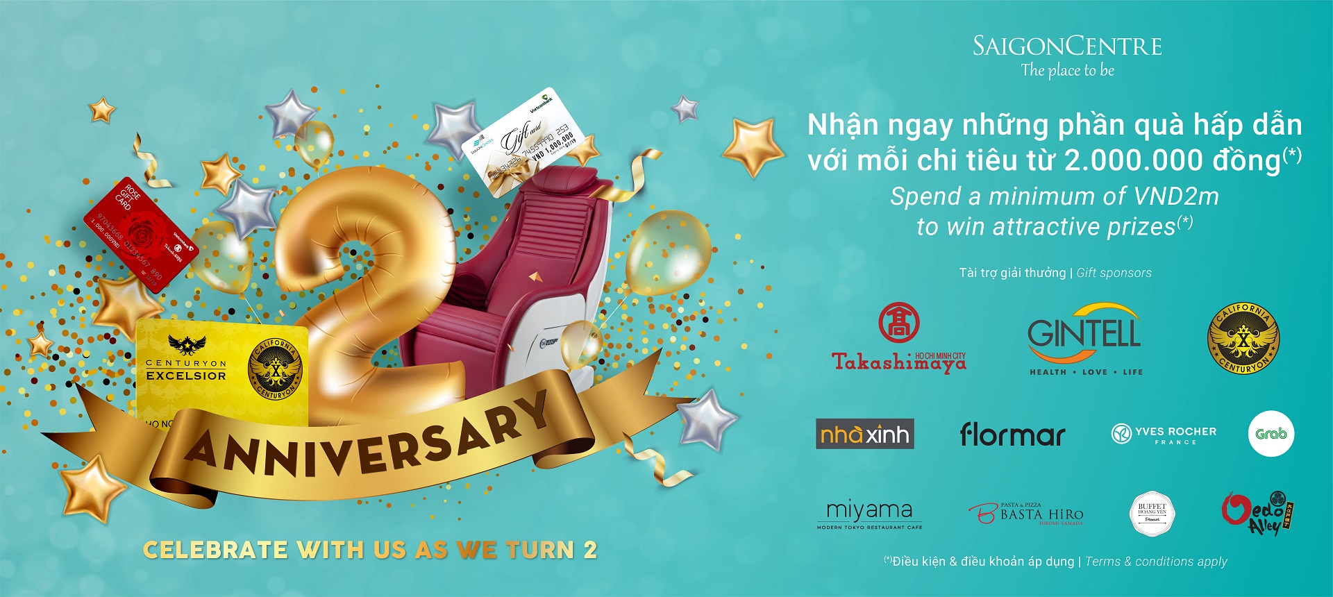 KỈ NIỆM 2 NĂM - VÔ VÀN ƯU ĐÃI