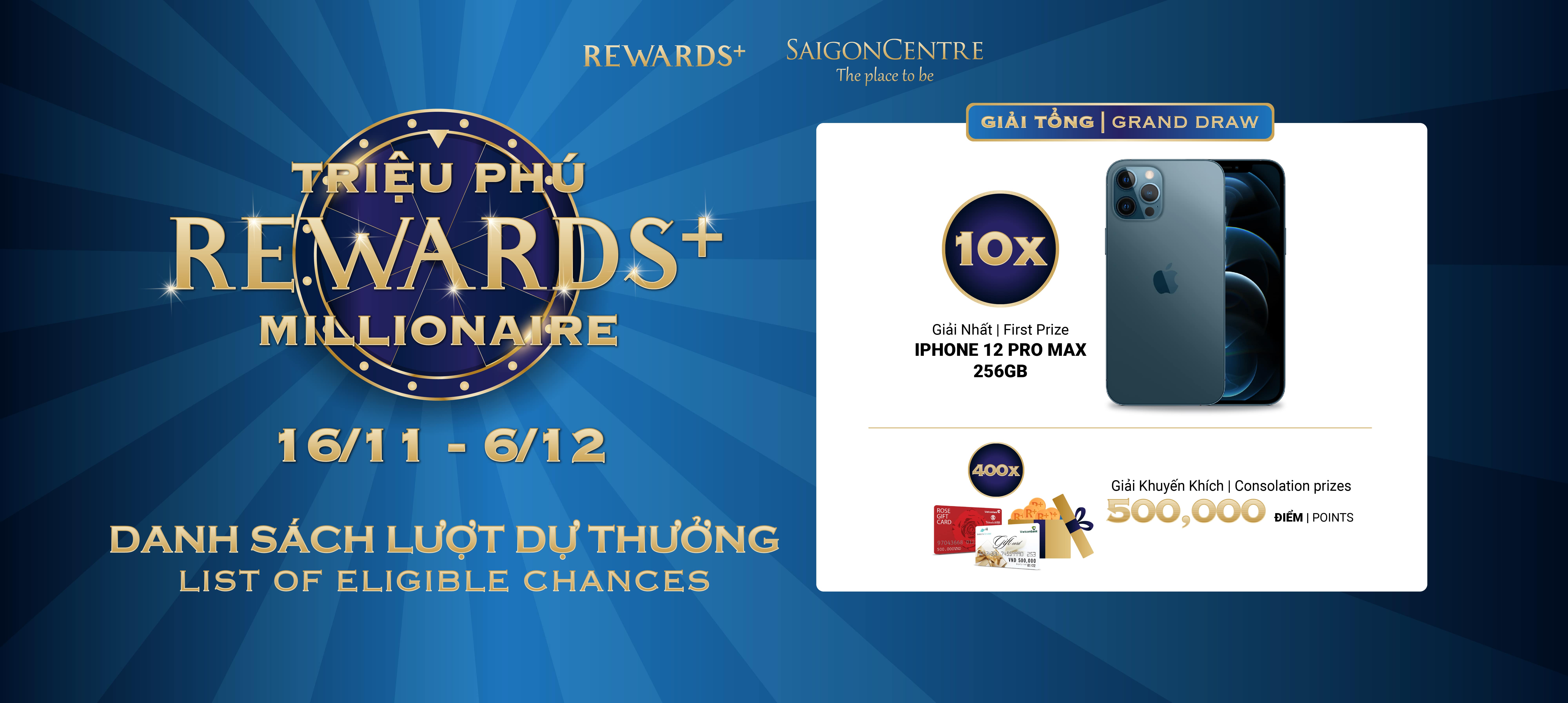 TRIỆU PHÚ REWARDS+