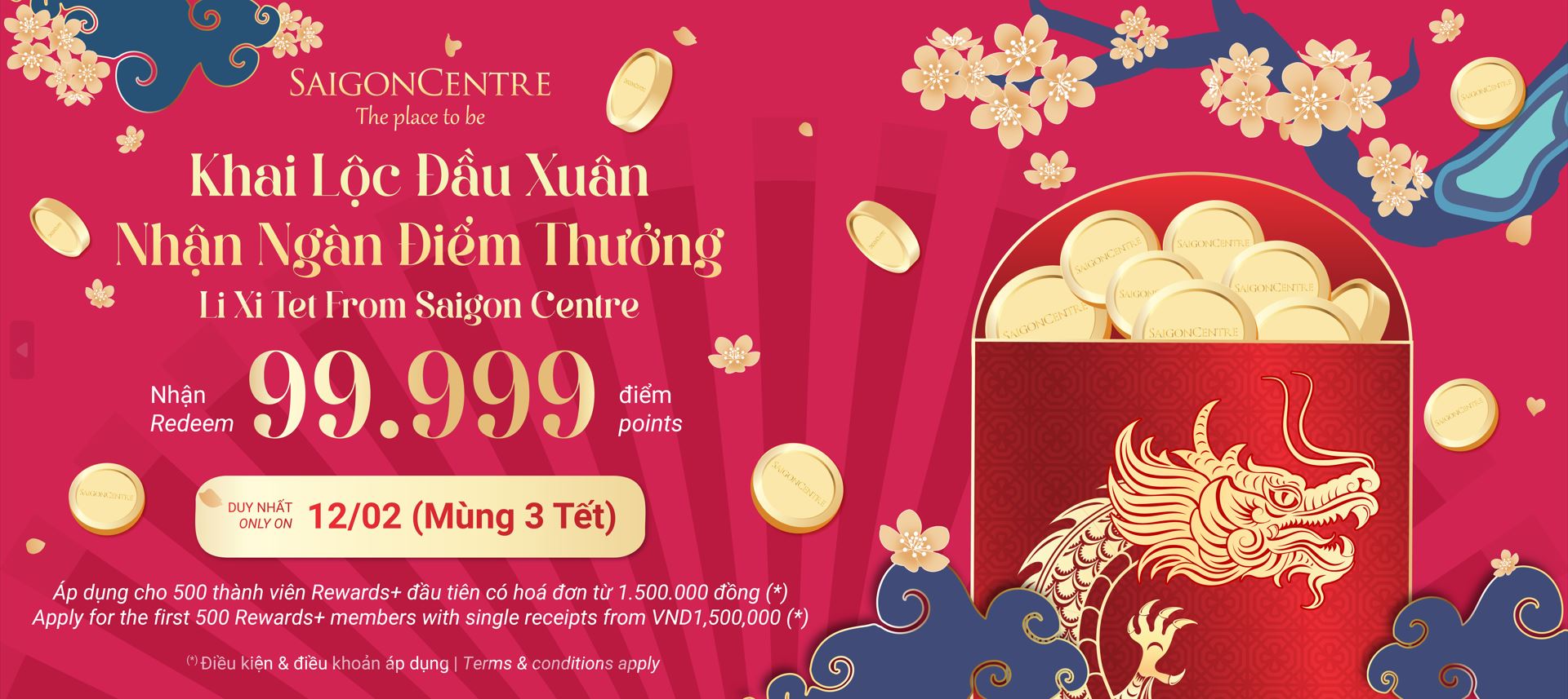 LI XI TET FROM SAIGON CENTRE