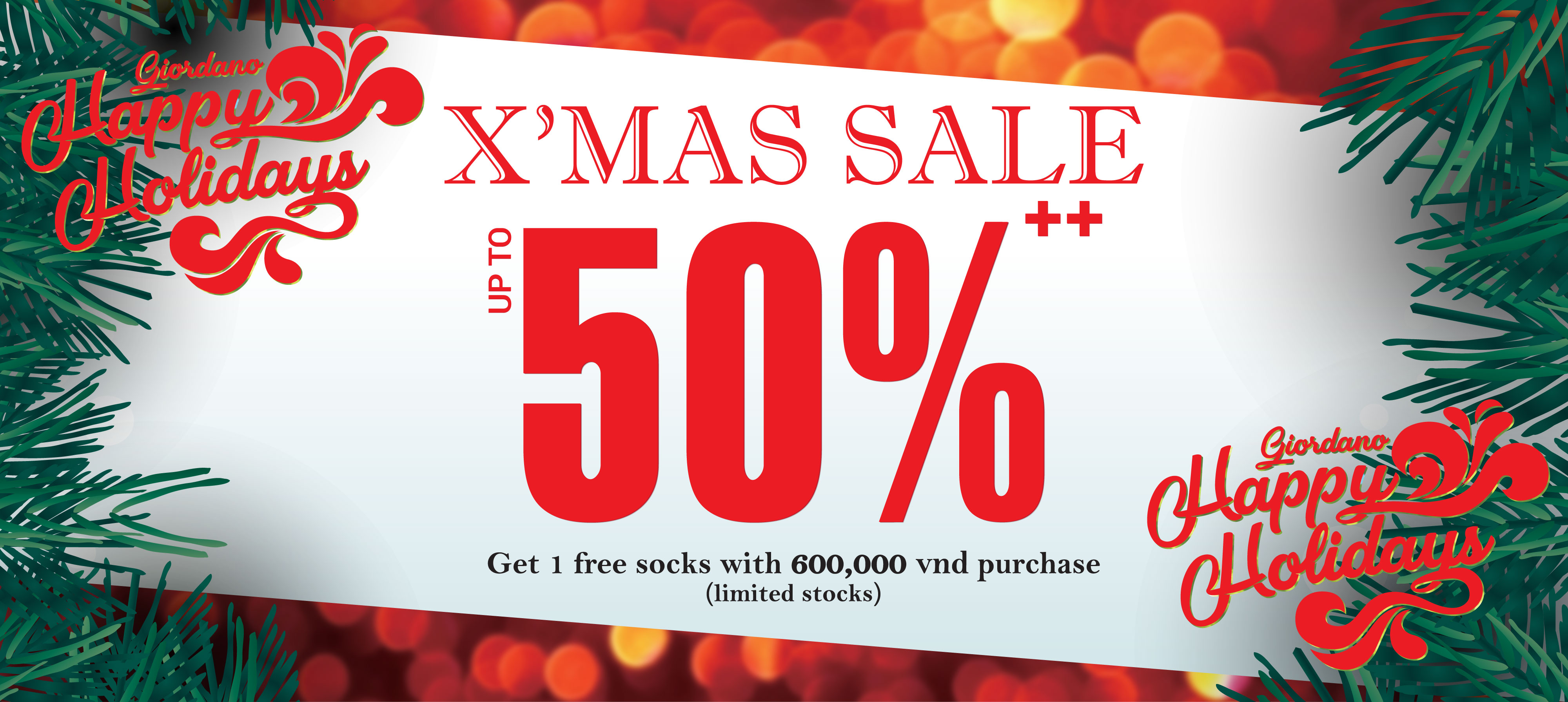 X'MAS SALE