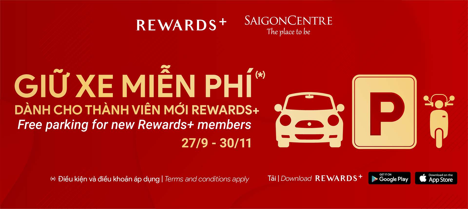 free parking for new members