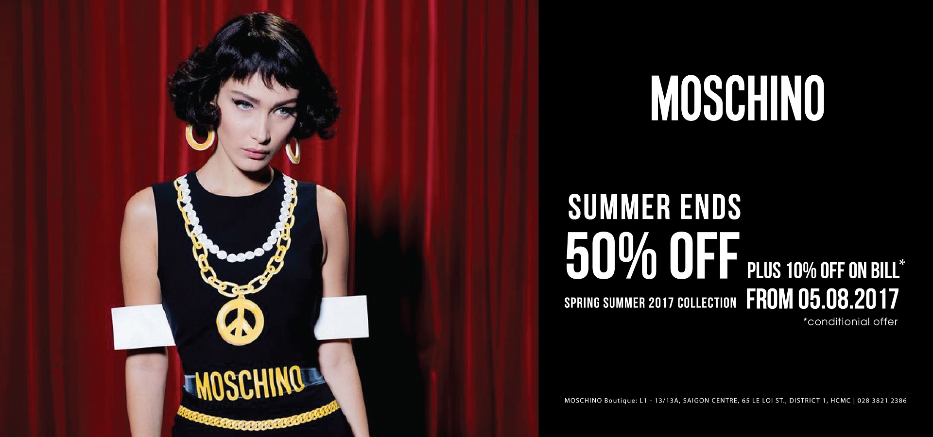 MOSCHINO SUMMER ENDS