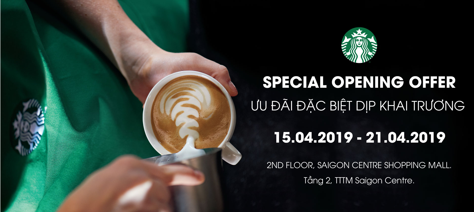 KHAI TRƯƠNG STARBUCKS